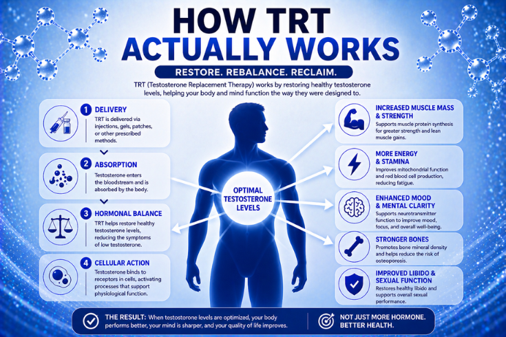 How Testosterone Replacement Therapy Actually Works Inside Your Body The Biology, Step by Step