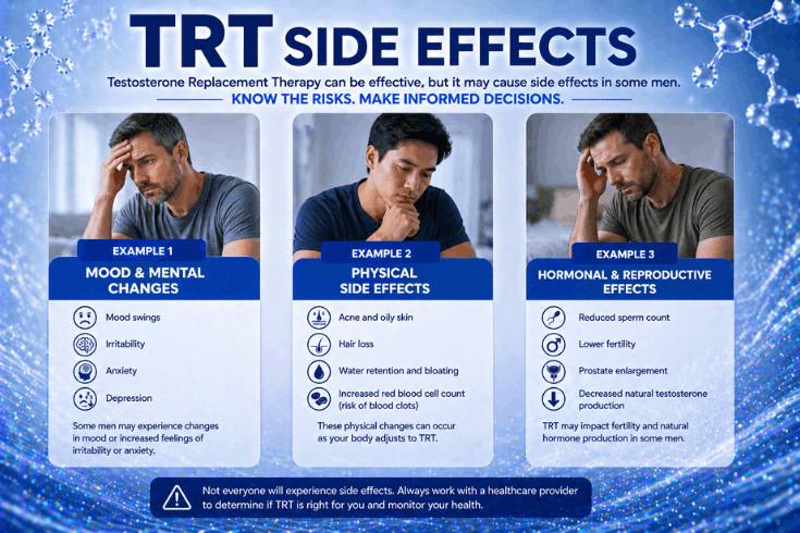 TRT Side Effects: The Complete, Honest Breakdown What’s Common, What’s Rare, and What’s Overblown