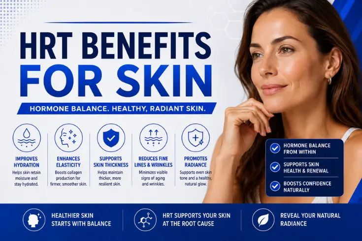 hrt benefits for skin