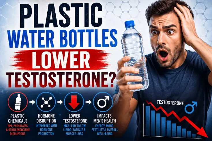 do plastic water bottles lower testosterone