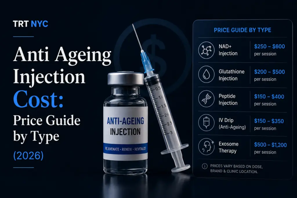 Anti Ageing Injection Cost: Price Guide by Type (2026)