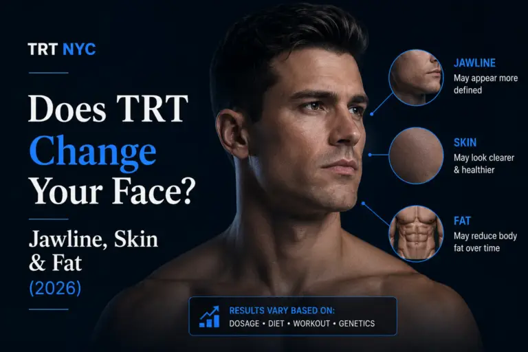does TRT change your face