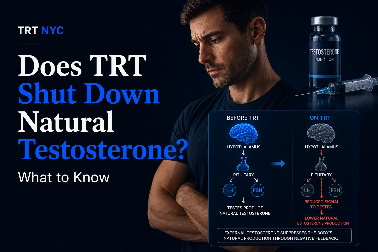 Does TRT Shut Down Natural Testosterone? What to Know