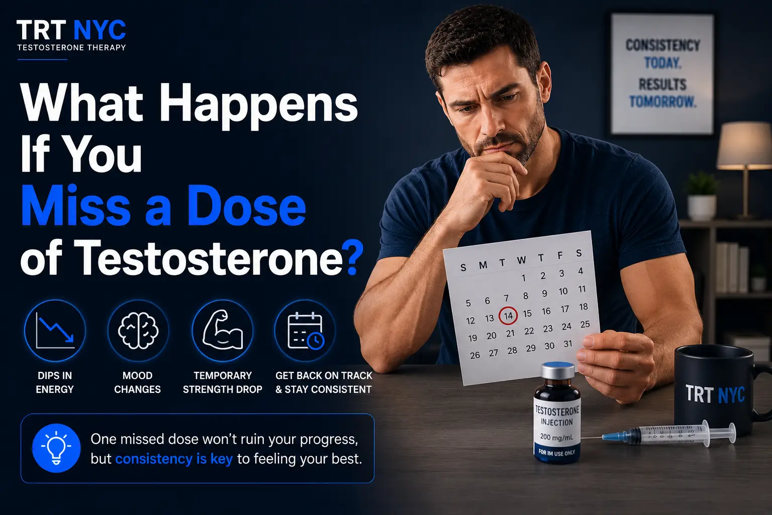 What Happens If You Miss a Dose of Testosterone?