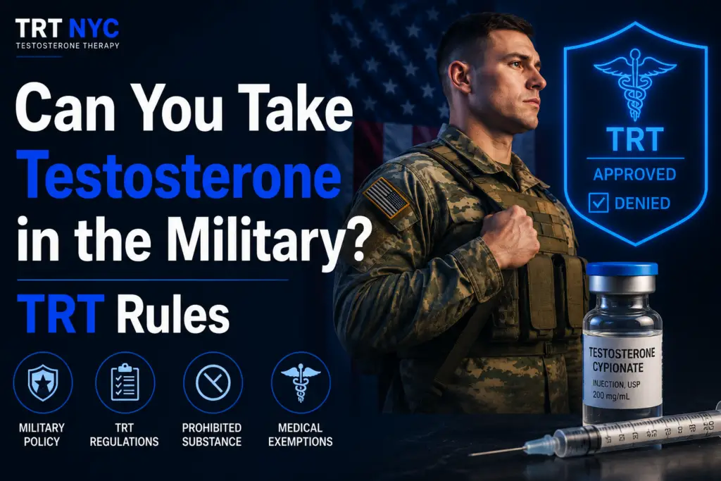 Can You Take Testosterone in the Military? TRT Rules