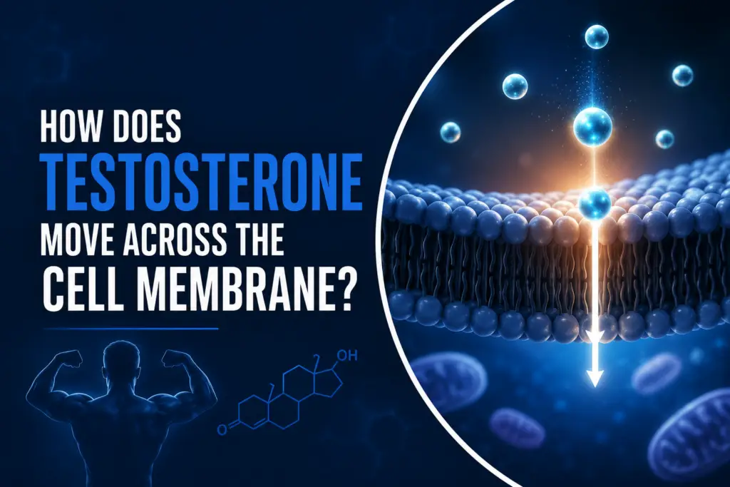 How Does Testosterone Move Across the Cell Membrane?