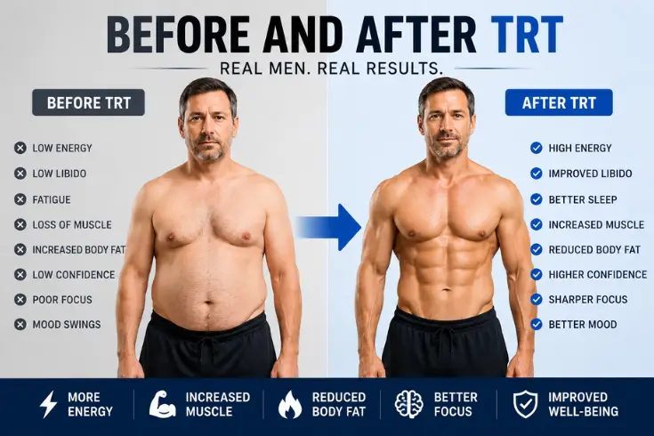 TRT Before and After: What Men Actually Experience at Every Stage