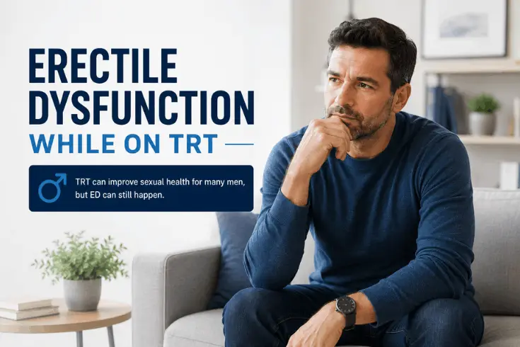 erectile dysfunction while on TRT