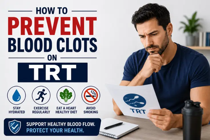 how to prevent blood clots on trt