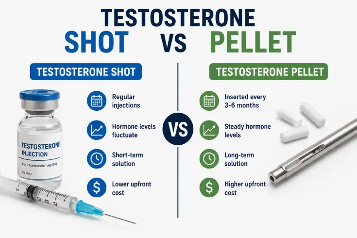 testosterone shot vs pellet