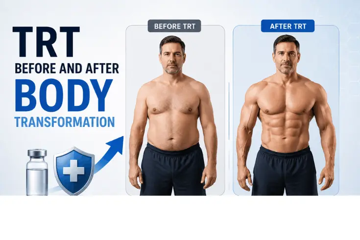 trt before and after body transformation