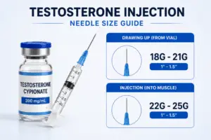 what size needle for testosterone injection