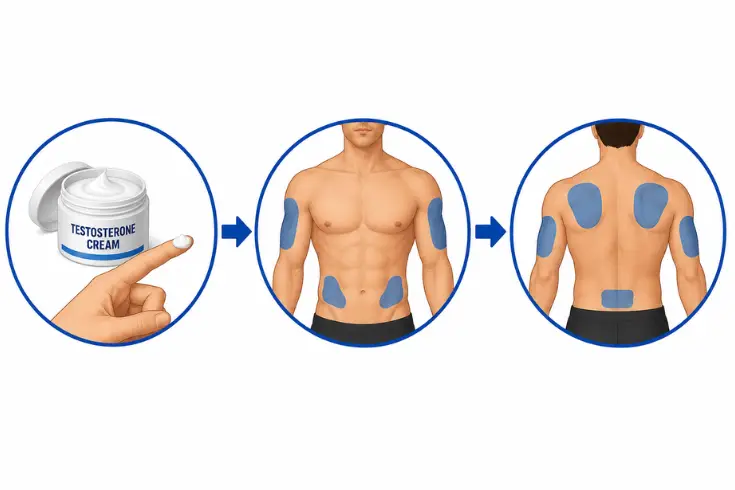 Where to Apply Compounded Testosterone Cream: Best Sites & How-To