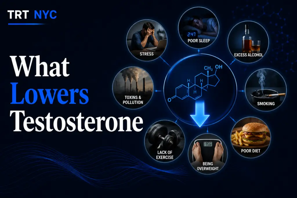 What Lowers Testosterone? Foods, Habits & Medications