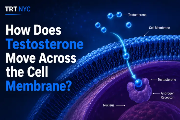 How Does Testosterone Move Across the Cell Membrane?