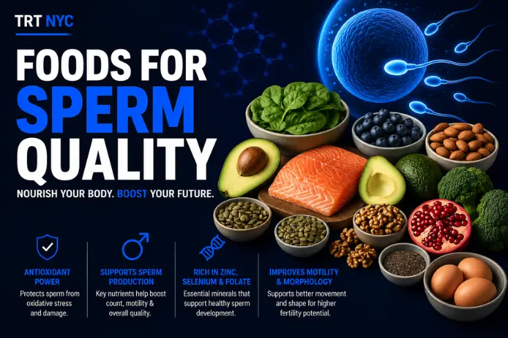 6 Foods That Naturally Support Sperm Quality and Male Fertility